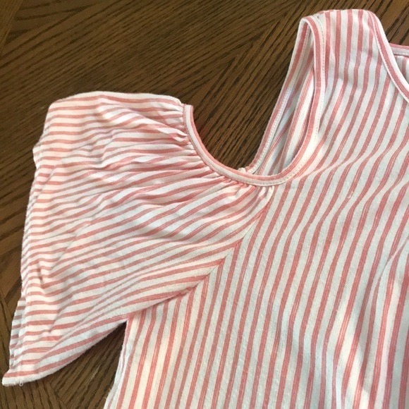 Max Studio Red Striped Top XL - Picture 3 of 6